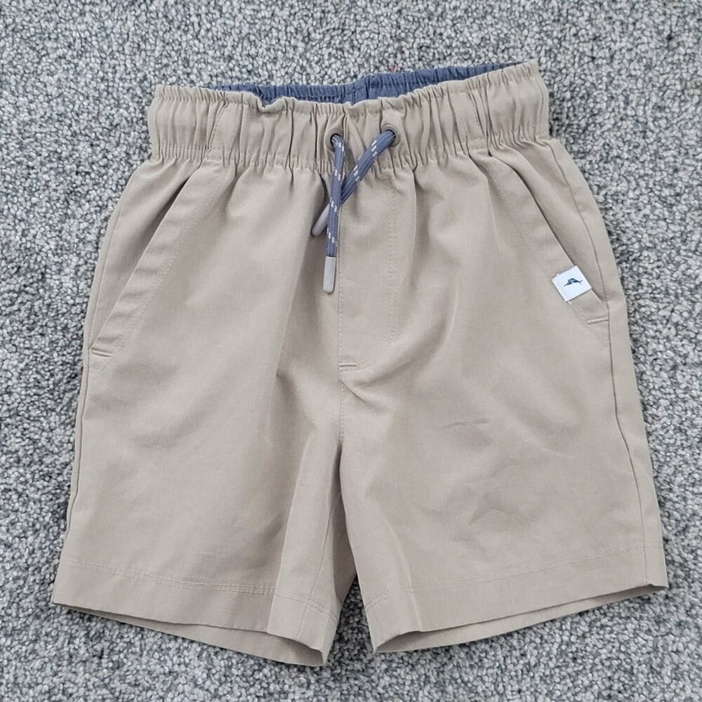 Boys Tommy Bahama Khaki Pull on Shorts Size 4